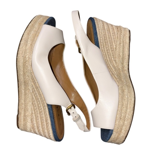 Coach Hadley Espadrille Wedge Sandals Women's 6B - Picture 4 of 10